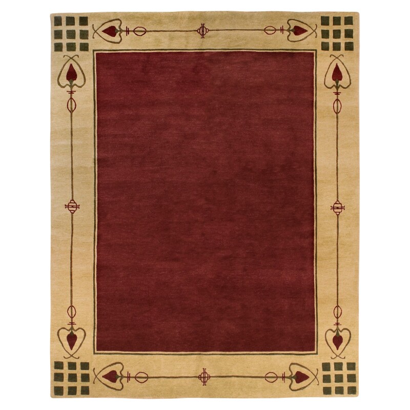 RU11806X9-102155826 Highland Park Rug - Red - Rectangular / 6' x 9' - Image 1