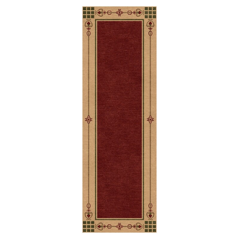 RU11808R-102155830 Highland Park Rug - Red - Runner / 2' 9" x 8' Runner - Image 1