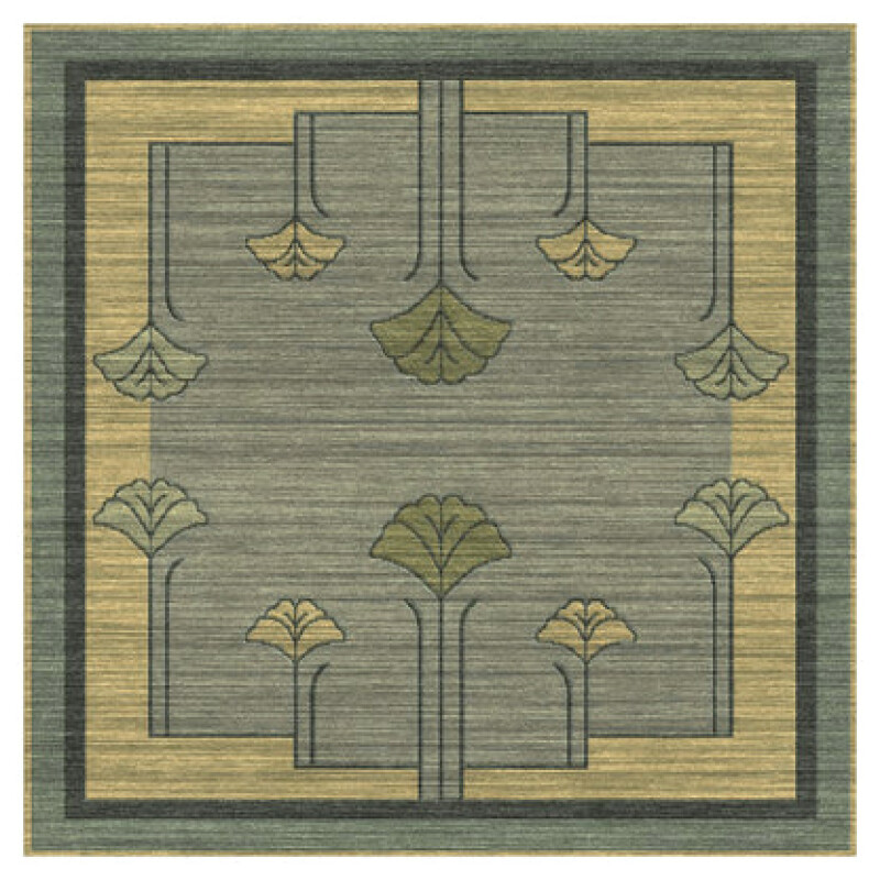 RU1455S10-102155478 Art Ginkgo Rug - Square / 10' x 10' - Image 1