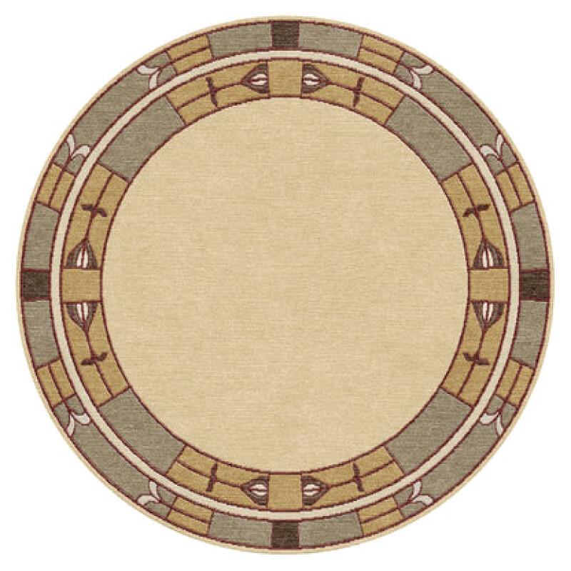 RU15306ROUND-102155543 Prairie Studio Rug - Round / 6' x 6' - Image 1