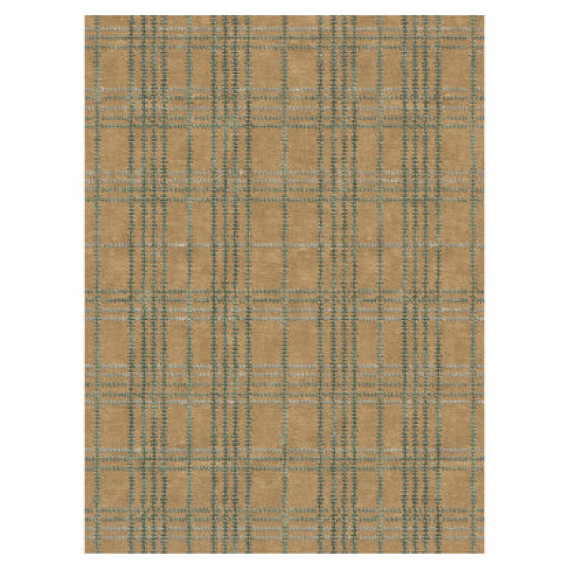 RU42004X6-102156478 Whipstitch Plaid Rug - Rectangular / 4' x 6' - Image 1