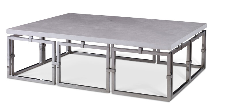 SF5792-103279308 SF5792 - Links Cocktail Table - Stainless Steel - Image 1