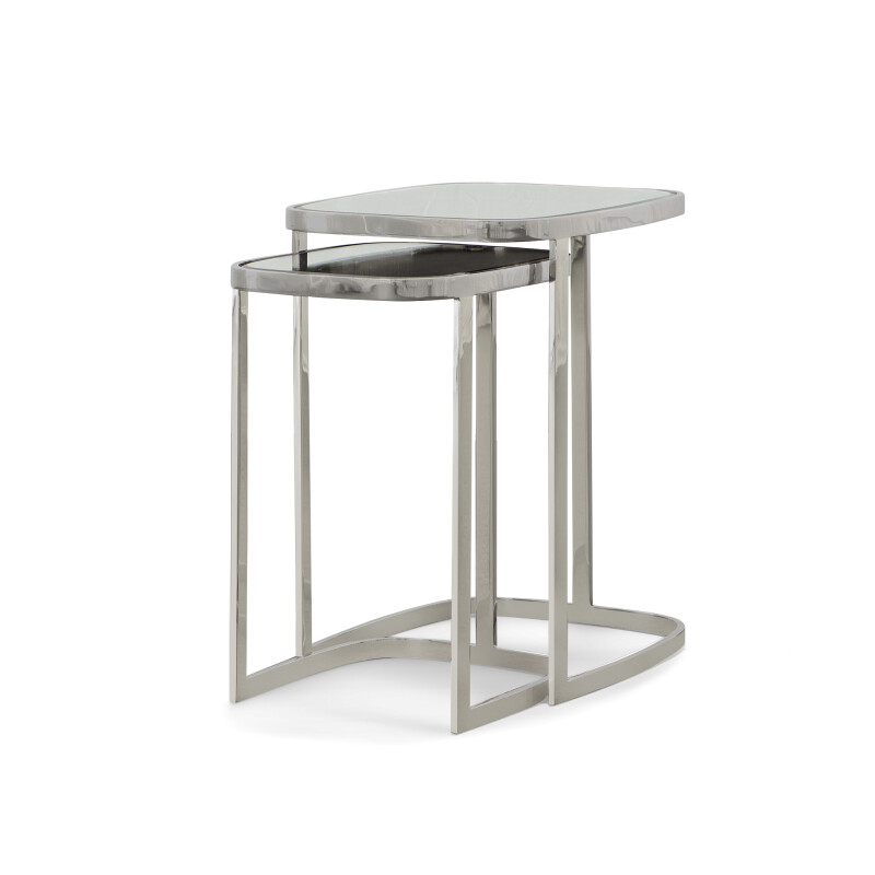 SF6089-103280092 SF6089 - Bhodi Nesting Tables - Polished Nickel - Image 1