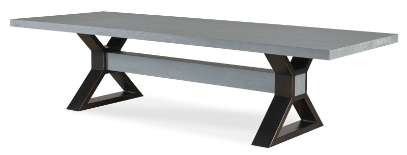 SF6160G-103271389 SF6160-G - Open Sky 120" Dining Table - Grey - Image 1