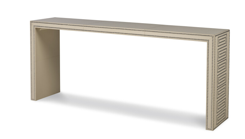 SF6226V2-103268702 SF6226-V2 - Greek Key Console Table - Cream - Image 1