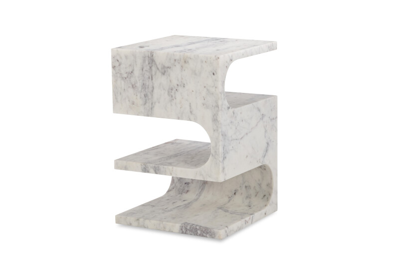 SF6255V2-103282726 SF6255-V2 - Ascoli Accent Table - Banswara Marble - Image 1