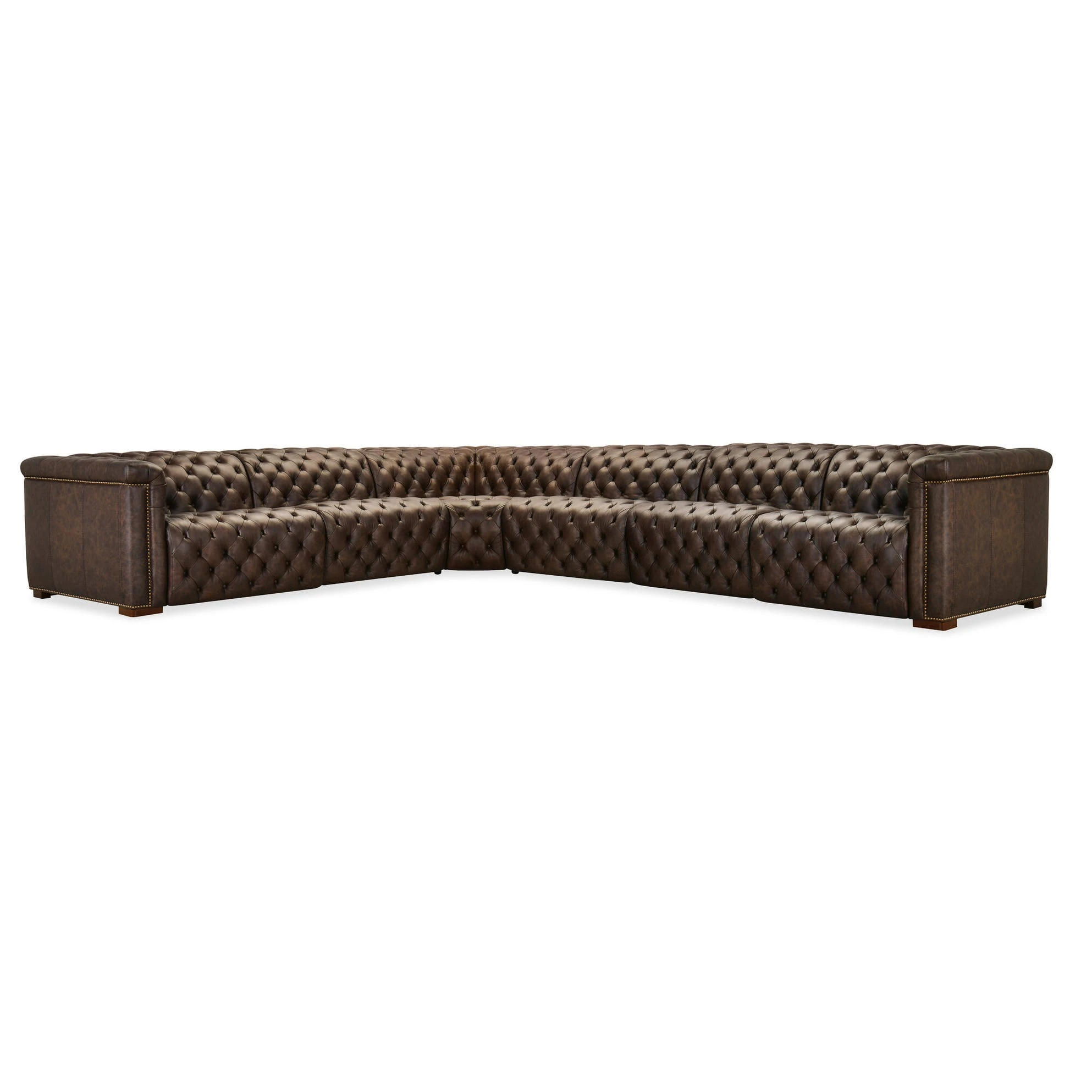SS4356PC3089-106322515 Savion Deux 6 Seat Sectional with Three Power Recliners and Seven Power Headrests - Image 1