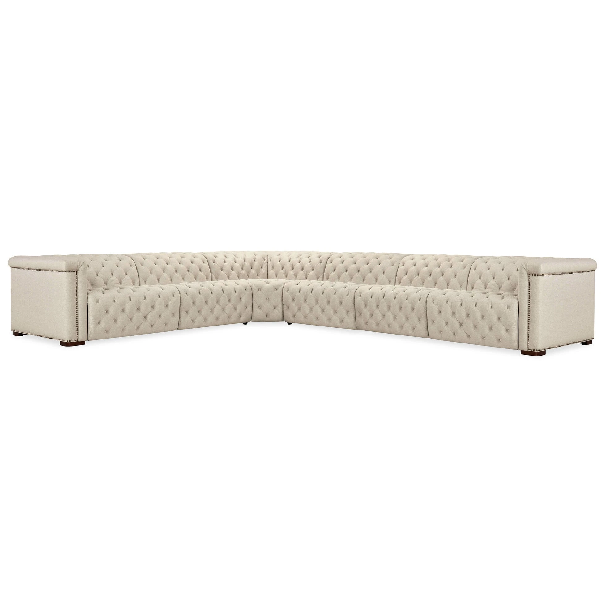 SS4356PC3414-106322523 Savion Deux 6 Seat Sectional with Three Power Recliners and Seven Power Headrests - Image 1