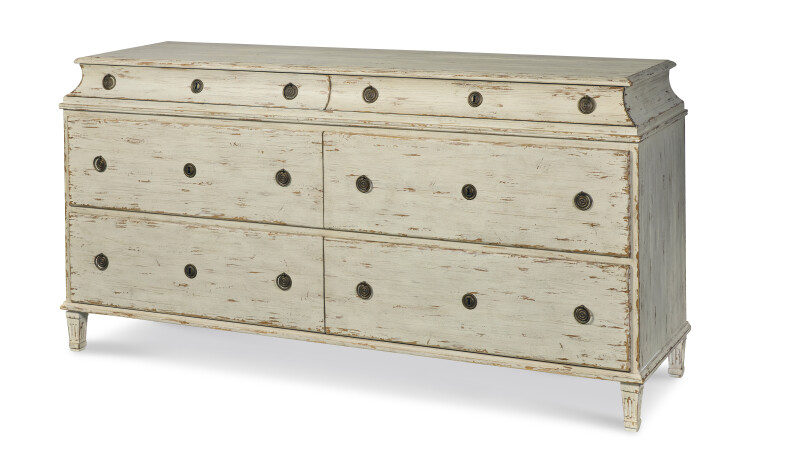 TSA206V1-103272594 TSA-206-V1 - Alexandre Ii Dresser - Swedish Scraped Bone - Image 1
