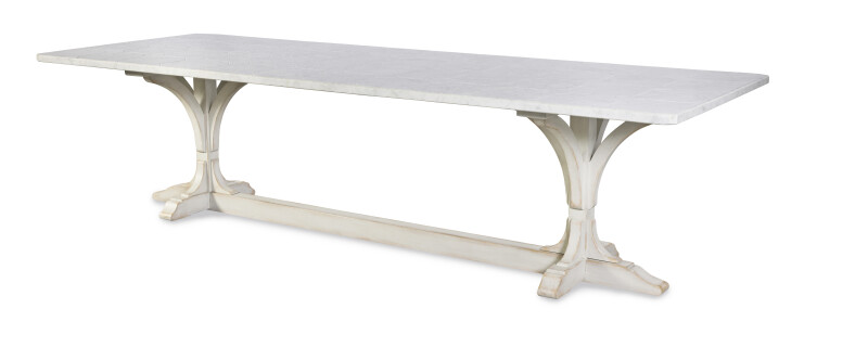 TSA304S96V1-103271674 TSA-304S-96-V1 - Lucca Ii 96" Dining Table - Stone Top - Image 1