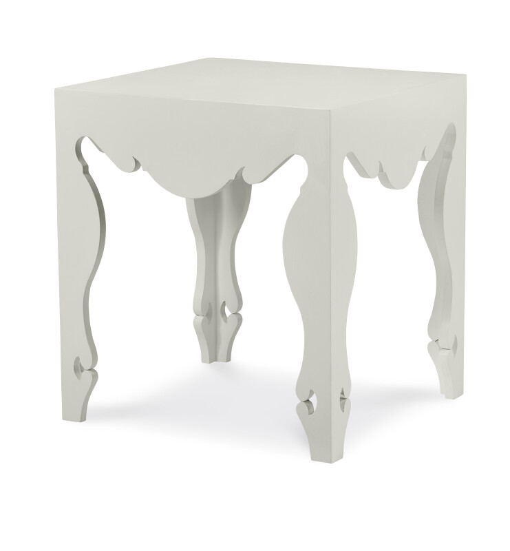 TSA625V1-103281323 TSA-625-V1 - Sven Lamp Table - French White Plaster - Image 1