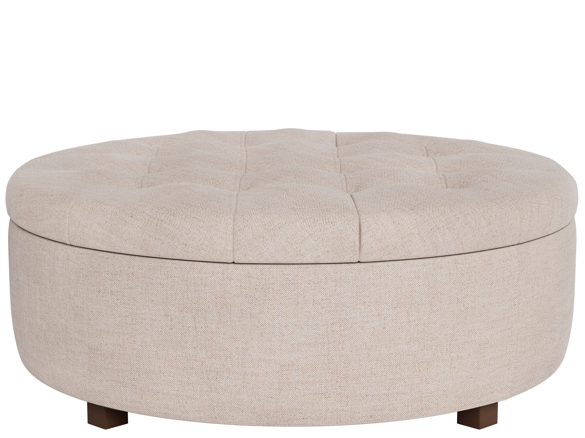 U393534-106131387 U Choose Round Storage Ottoman 36 - Special Order - Image 1