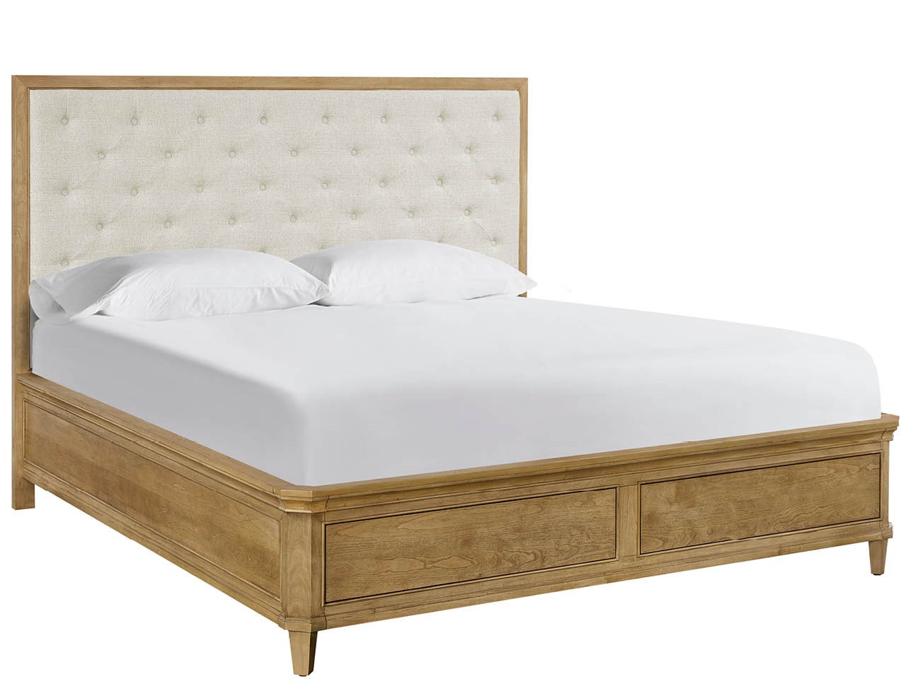 U550310SB-106154254 Birchaven Brindle Upholstered Storage Bed Queen - Image 1