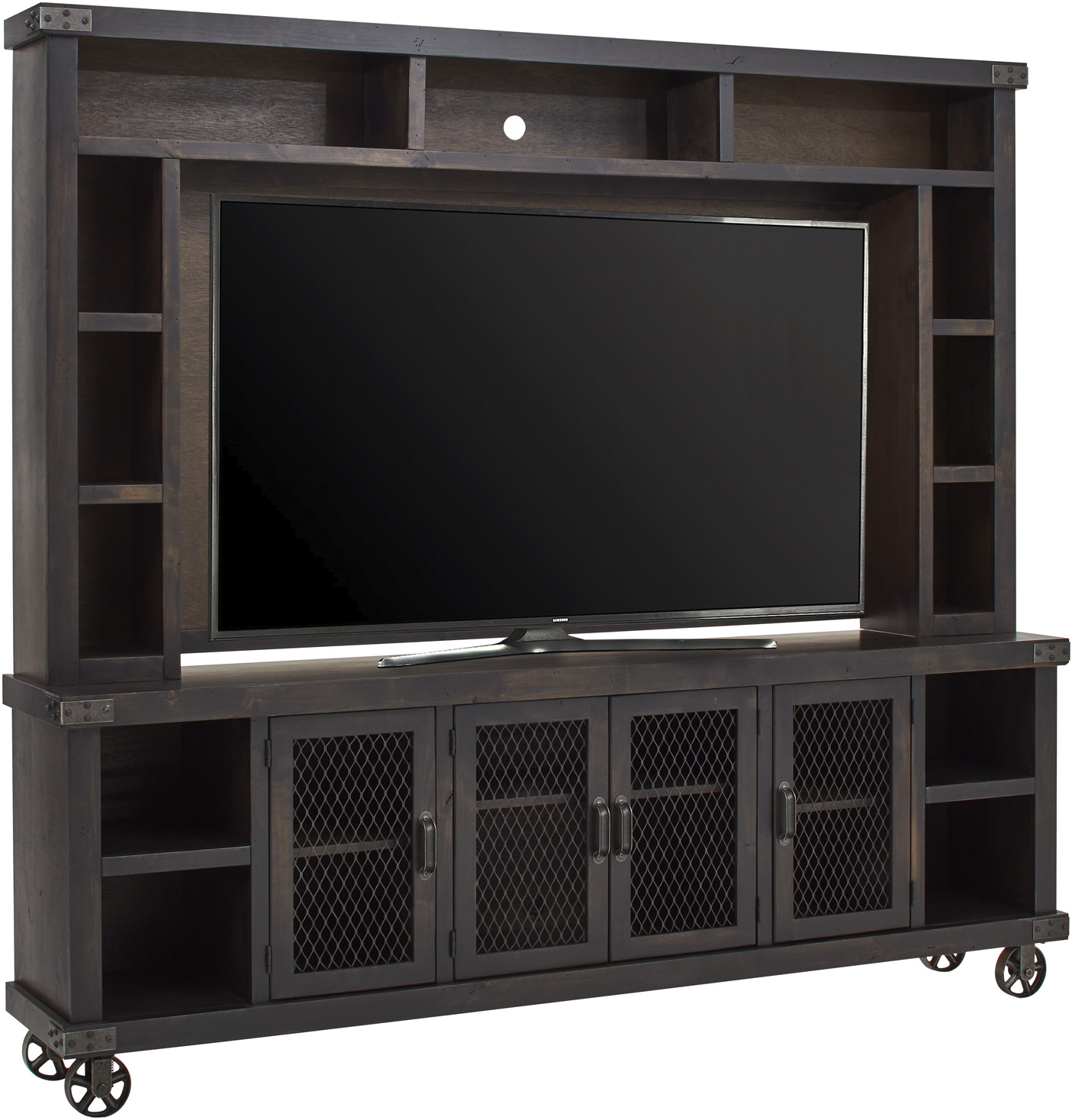 WMNHEGRP1-106251676 Industrial 96" Console & Hutch WMNHEGRP1 - Image 1