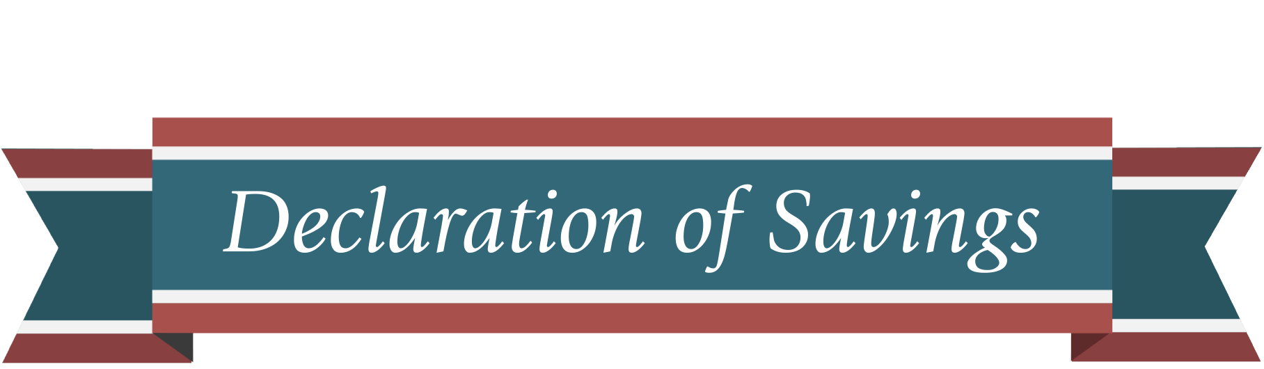 Delcaration Of Davings Banner Reverse