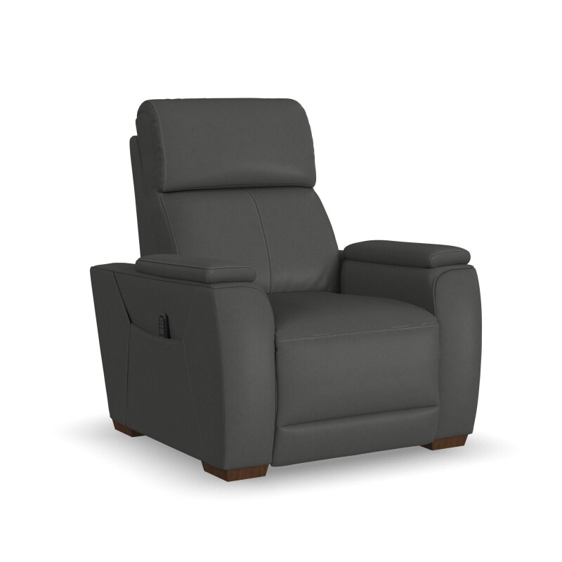 182950P676302-106395782 Vibe Fabric Power Recliner with Power Headrest, Lumbar, Heat, Massage & Pulse - Image 1