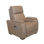 Vibe Fabric Power Recliner with Power Headrest, Lumbar, Heat, Massage & Pulse
