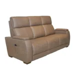 Vibe Fabric Power Reclining Sofa with Console, Power Headrest, Lumbar, Heat, Massage & Pulse