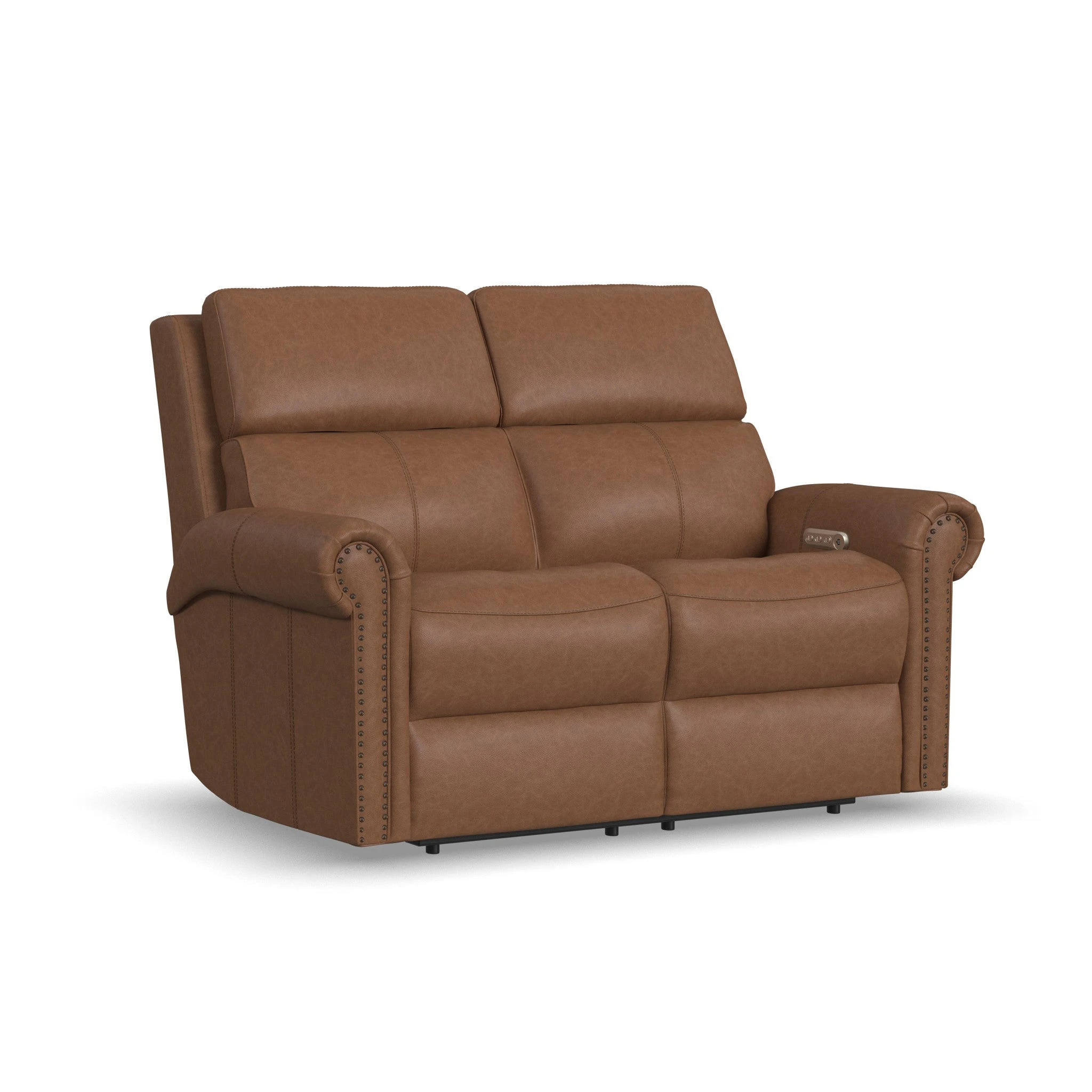 B387160L-106396686 Bernard Leather Power Reclining Loveseat with Power Headrests & Lumbar - Image 1