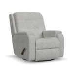Arlo Fabric Swivel Gliding Recliner